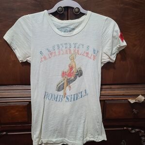 Lucky Brand Johnson Motors Pin Up Bombshell Tee SM